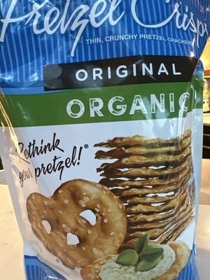 Snack Factory Pretzel Crisps, Organic Original package