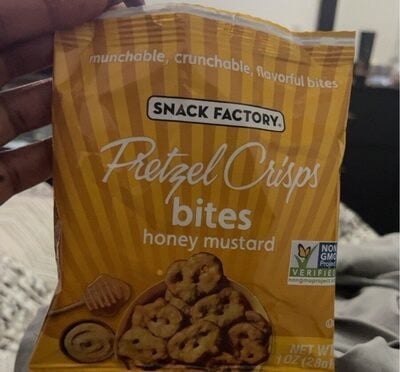 Snack Factory Pretzel Cracker Honey Mustard package