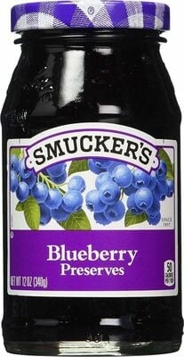 Smucker's Blueberry Preserves package