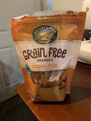 Nature's Path Organic Caramel Pecan Grain Free Granola package