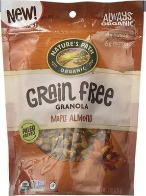 Nature's Path Organic Maple Almond Grain Free Granola package