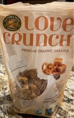 Nature's Path Organic Salted Caramel Pretzel Premium Organic Granola package