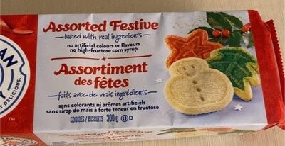 Voortman Bakery Assorted Festive Cookies package