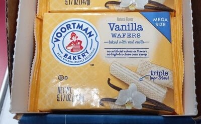 Voortman Bakery Vanilla Flavor Wafers package