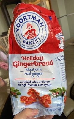 Voortman Bakery Holiday Gingerbread Cookies package
