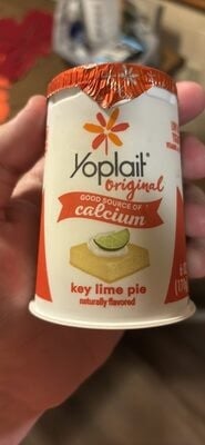 Yoplait Original Key Lime Pie Gluten-Free Low-Fat Yogurt Cup packaging