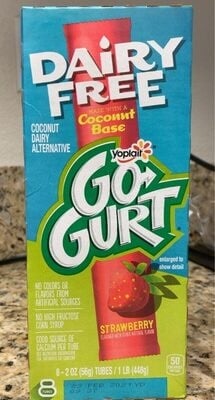 Yoplait Strawberry Flavored Dairy Free Coconut Dairy Alternative package