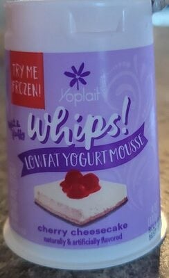 Yoplait Whips! Cherry Cheesecake Gluten-Free Low-Fat Yogurt Mousse Cup package