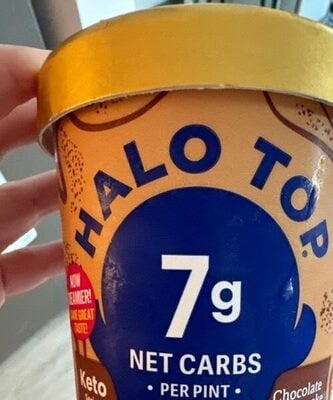 Halo Top Chocolate Cheesecake Keto Series Frozen Dessert package