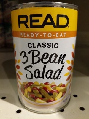 Read 3 Bean Salad packaging