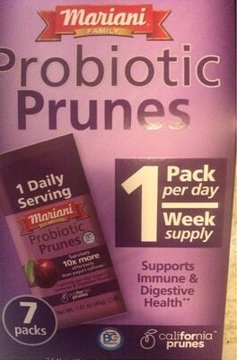 Mariani Probiotic Prunes package