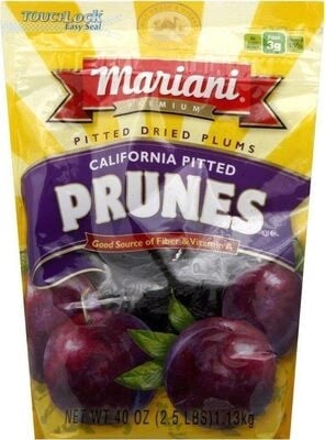 Mariani Premium Pitted Prunes Dried Plums package