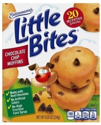 Entenmann's Chocolate Chip Muffins package