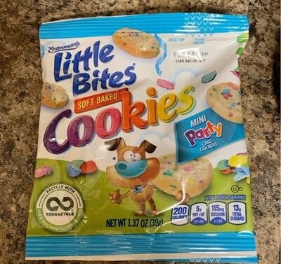 Entenmann's Mini Party Soft Baked Cake Cookies package