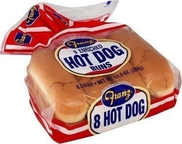 Franz Classic Hot Dog Buns package