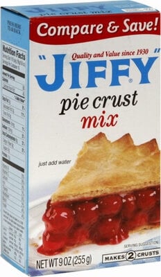 Jiffy Pie Crust Mix packaging