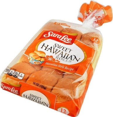 Sara Lee Sweet Hawaiian Rolls package