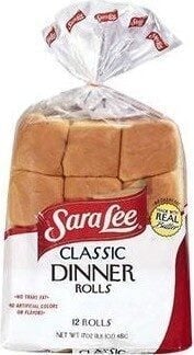 Sara Lee Classic Dinner Rolls package