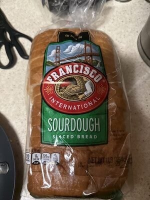 Francisco Sourdough Sliced Bread packaging
