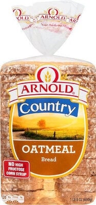 Arnold Oatmeal Country Style Bread package