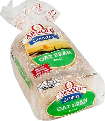 Arnold Oat Bran Country Style Bread package