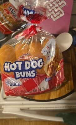 Bimbo Hot Dog Buns packaging
