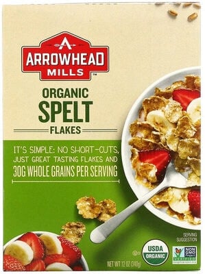 Arrowhead Mills Organic Spelt Flakes packaging
