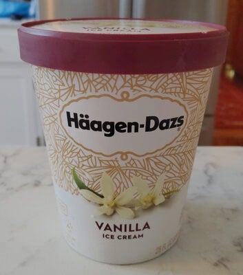 Haagen-Dazs Vanilla Ice Cream package