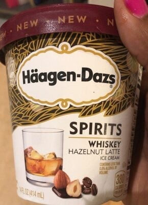 Haagen-Dazs Whiskey Hazelnut Latte Ice Cream packaging