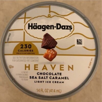 Haagen-Dazs Chocolate Sea Salt Caramel Light Ice Cream package