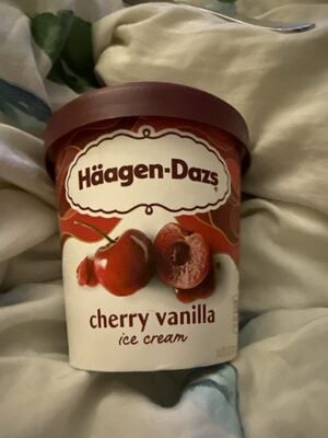 Haagen-Dazs Cherry Vanilla Ice Cream package