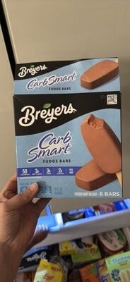 Breyers Fudge Frozen Dairy Dessert Bars packaging
