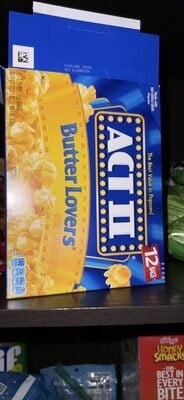 Act II Butter Lovers Popcorn packaging
