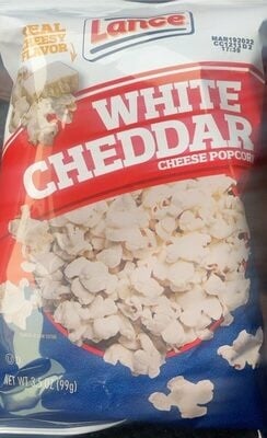 Lance White Cheddar Cheese Popcorn package