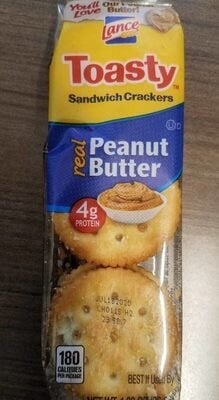 Lance Crackers, Real Peanut Butter package