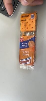 Lance Peanut Butter Toastchee Sandwich Crackers package