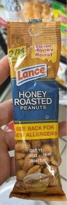 Lance Honey Roasted Peanuts package