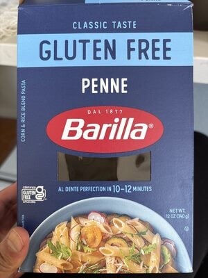 Barilla Gluten Free Penne Pasta package