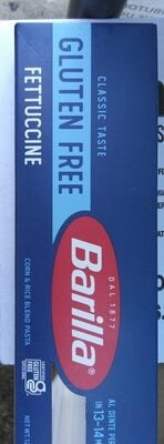 Barilla Gluten Free Fettuccine Pasta package