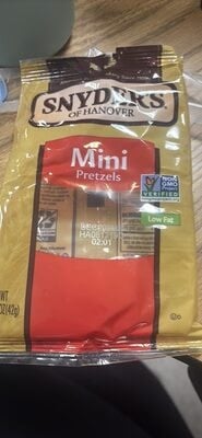 Snyders Of Hanover Mini Pretzels, Snack Pack package