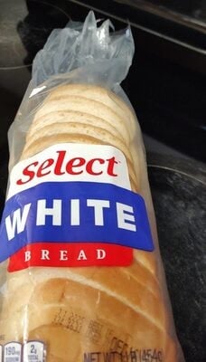 Select White Bread packaging