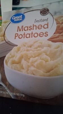 Great Value Mashed Potatoes packaging