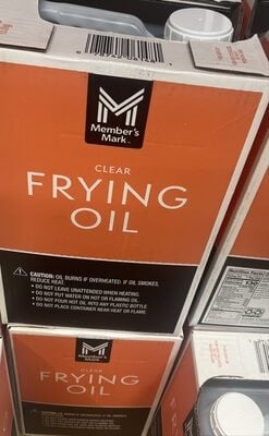 Member's Mark Pure Clear Frying Oil packaging