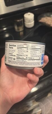Great Value Less Sodium Chunk Breast With Rib Meat In Water packaging