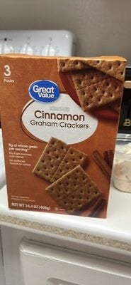 Great Value Cinnamon Graham Crackers packaging