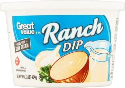 Great Value Ranch Dip package