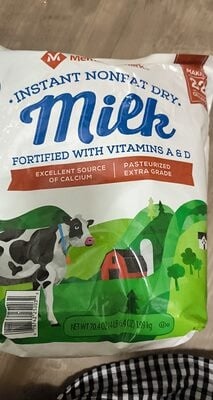Member's Mark Instant Nonfat Dry Milk package