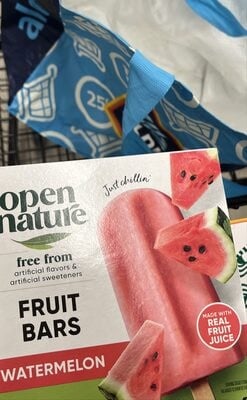Open Nature Fruit Bars, Watermelon package