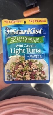 Starkist Light Wild Caught Tuna In Water package