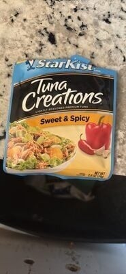 Starkist Sweet & Spicy Lightly Seasoned Premium Tuna packaging